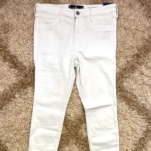 Hollister new white jeans
